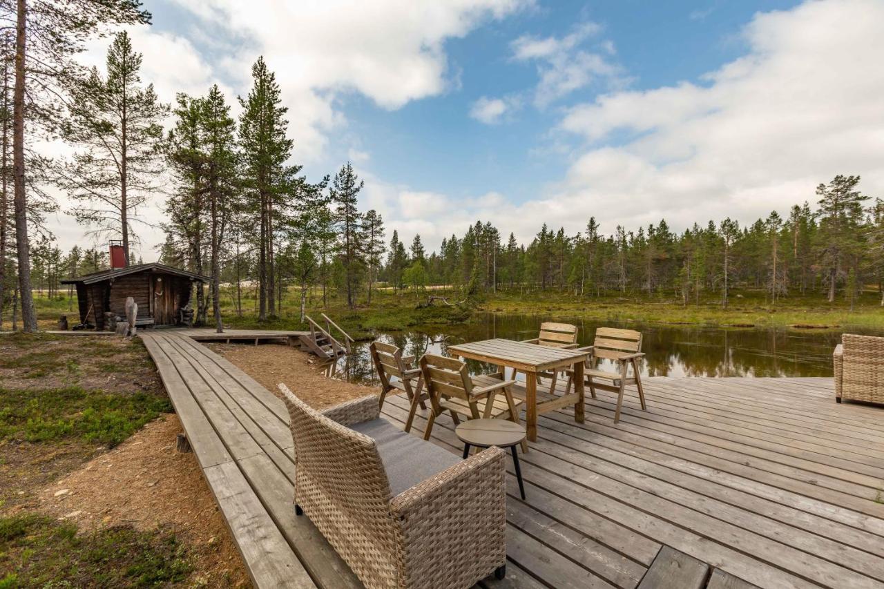 Kuukkeli Log Houses Villa Aurora "Pupula" Saariselka Exterior photo
