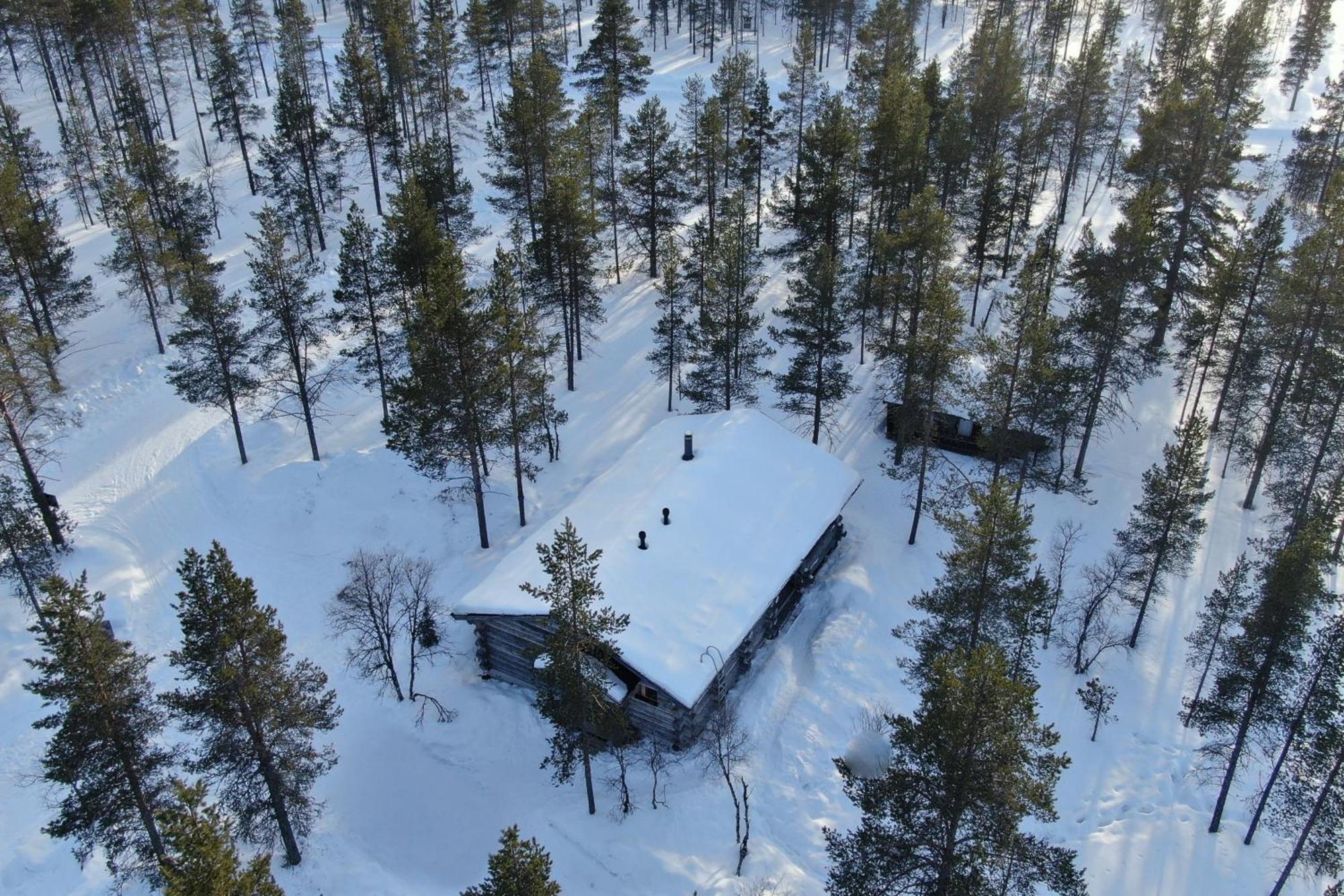 Kuukkeli Log Houses Villa Aurora "Pupula" Saariselka Exterior photo
