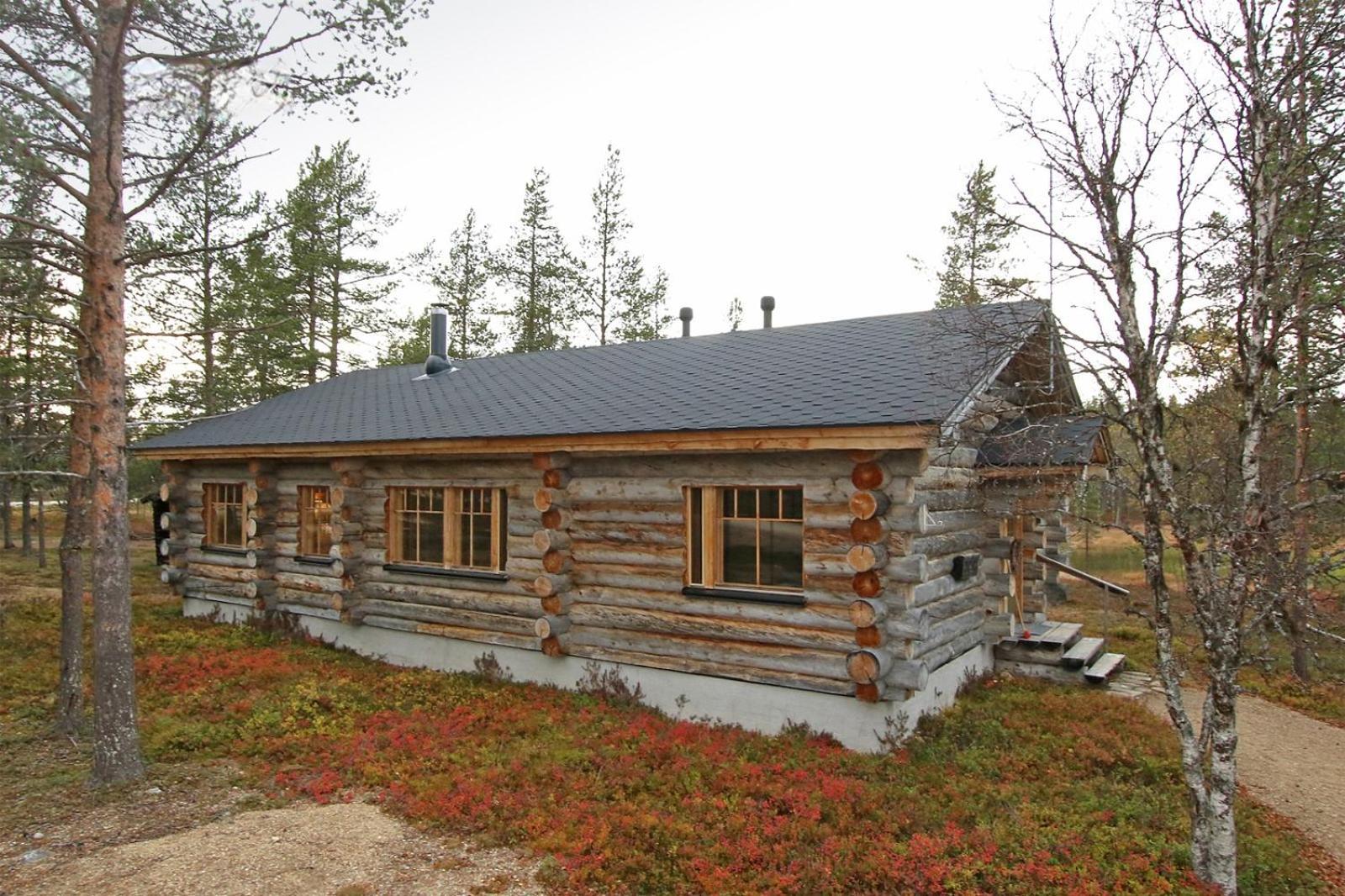 Kuukkeli Log Houses Villa Aurora "Pupula" Saariselka Exterior photo